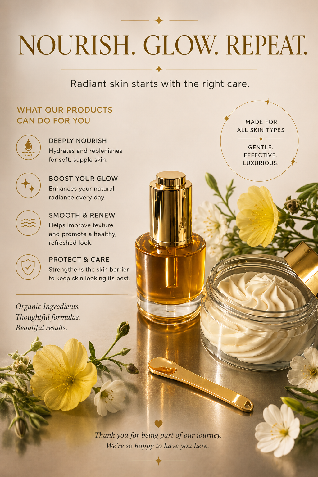 True Whipped Body Butter & Radiant Glow Facial Oil Bundle